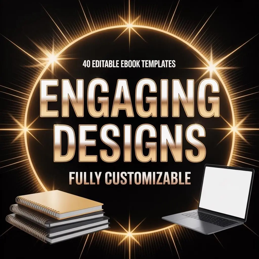 40 Editable E book Templates My Store