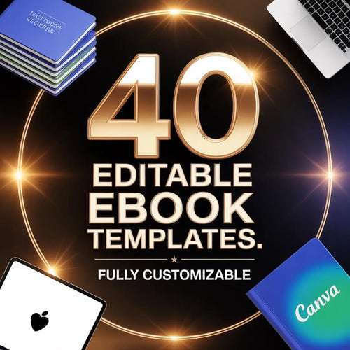 40 Editable E book Templates My Store