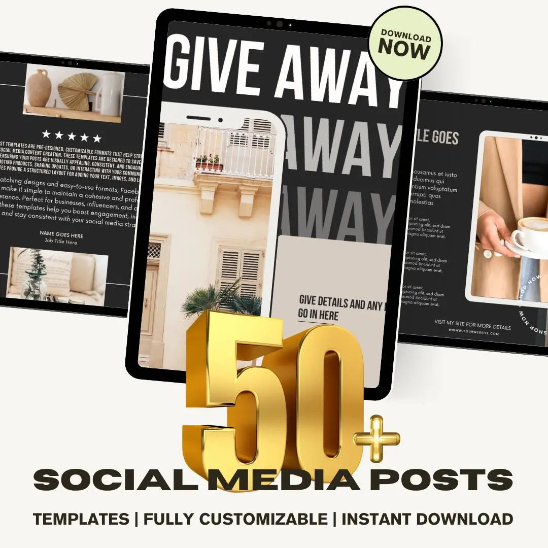Templates for Social Media Posts My Store