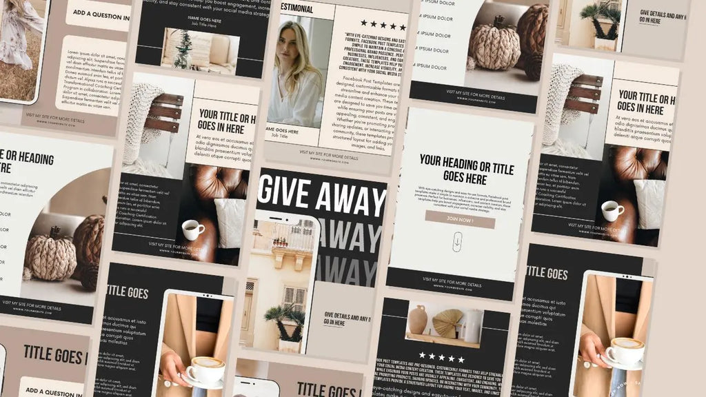Templates for Social Media Posts My Store