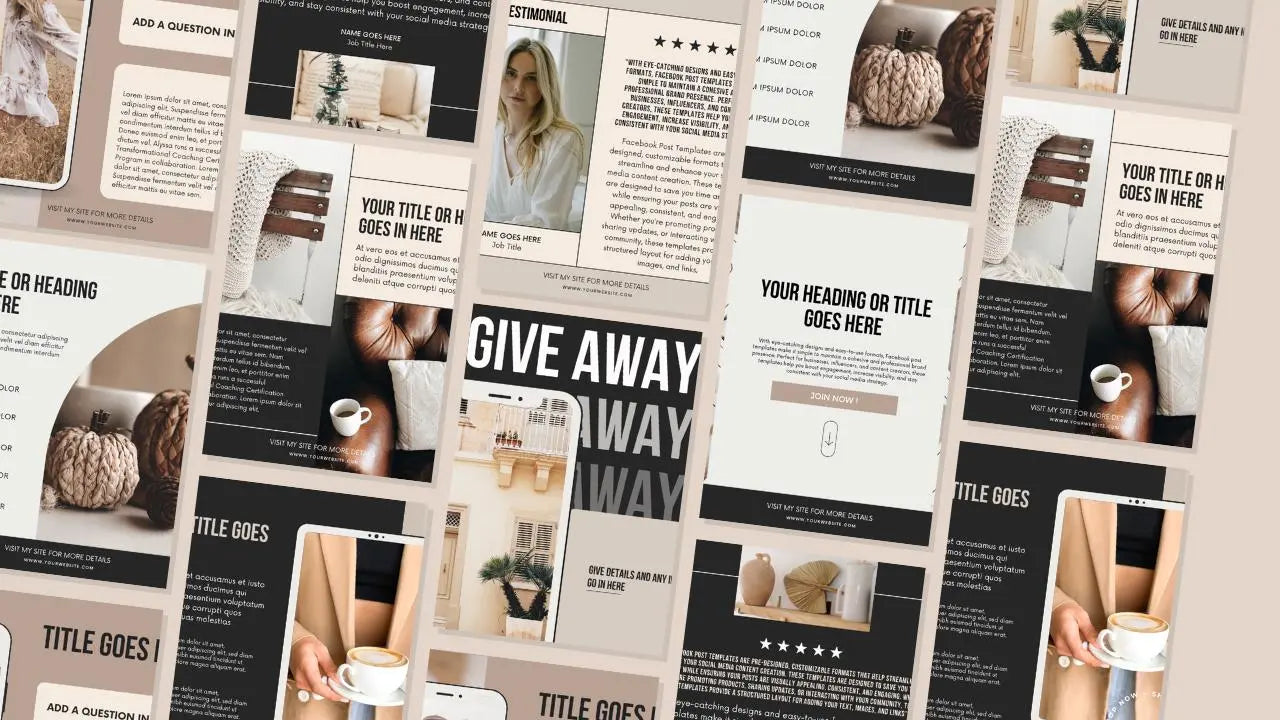 Templates for Social Media Posts My Store