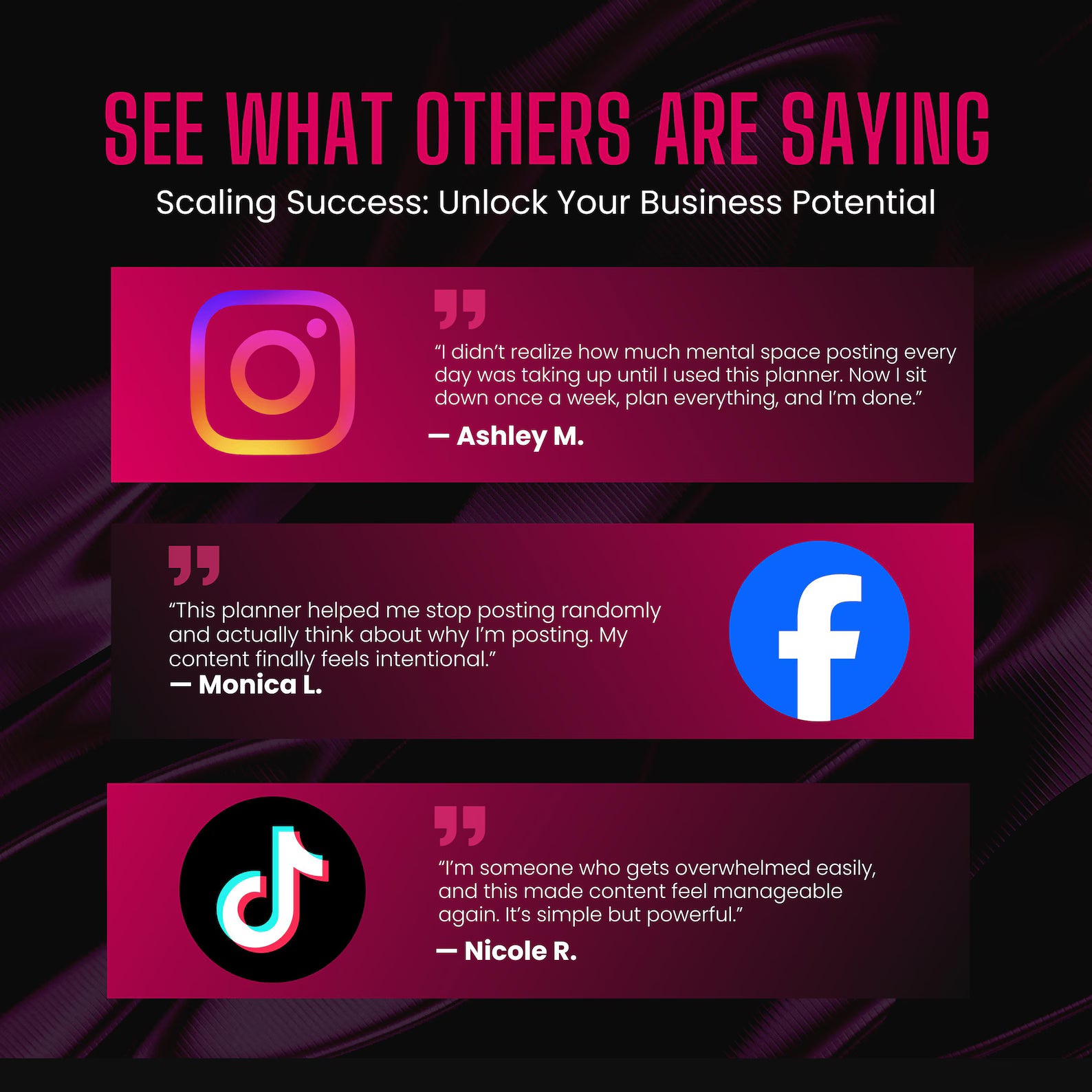 Social media content planner