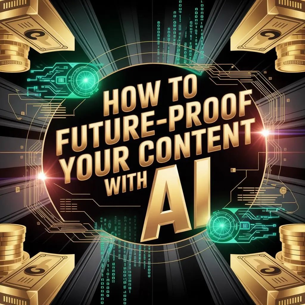 How to future proof your content with AI. AI Content System - Faceless Content & Passive Income