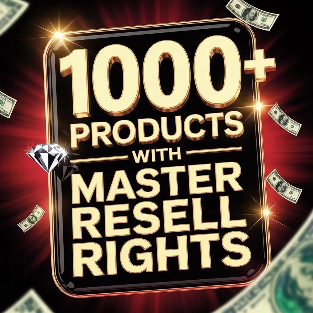 1000 products with master resell rights