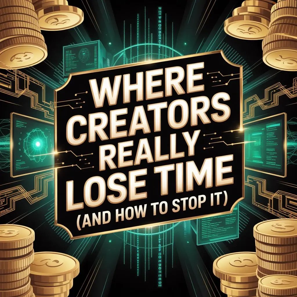 Where creators really lose time and how to stop it. AI Content System - Faceless Content & Passive Income